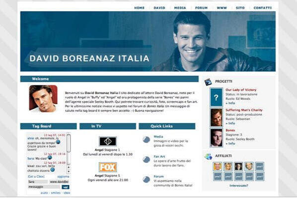 David Boreanaz Italia