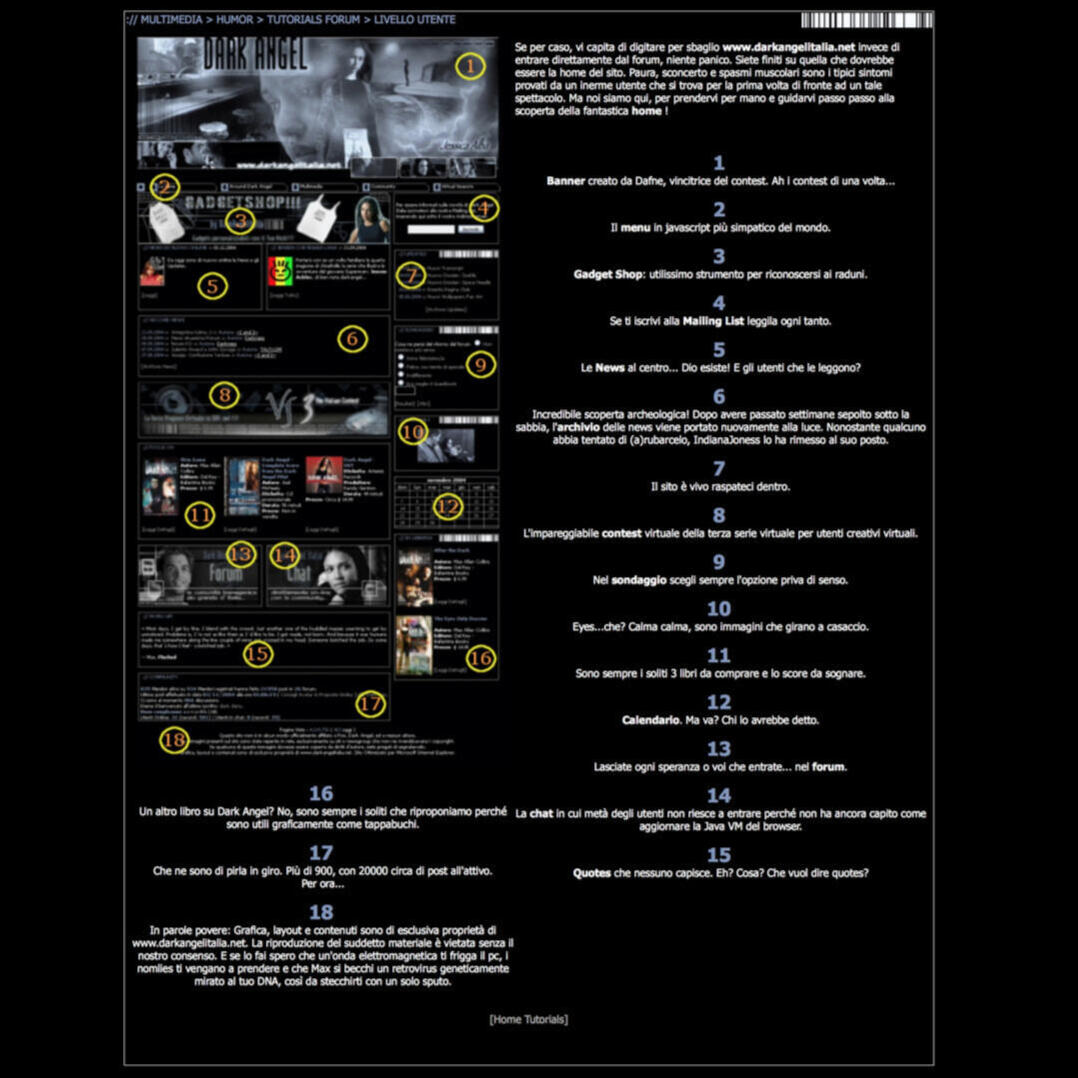 Dark Angel Italia - Home Guide