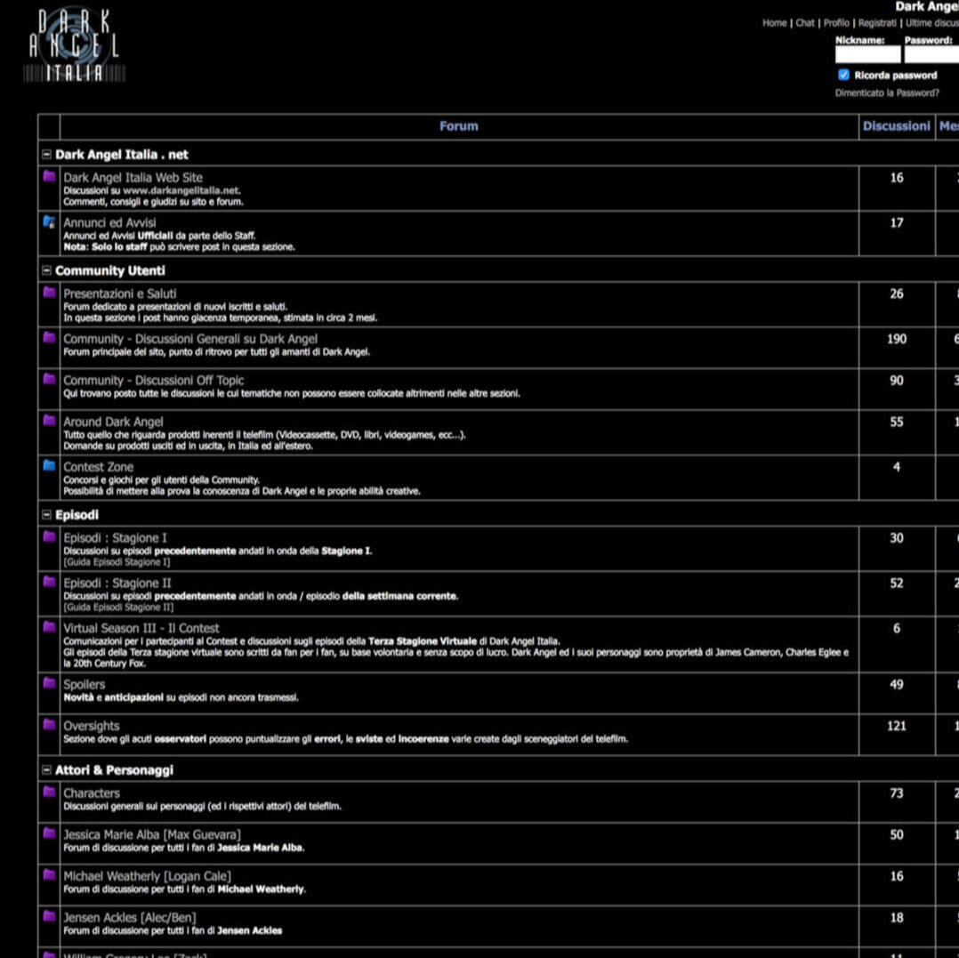 Dark Angel Italia - Forum