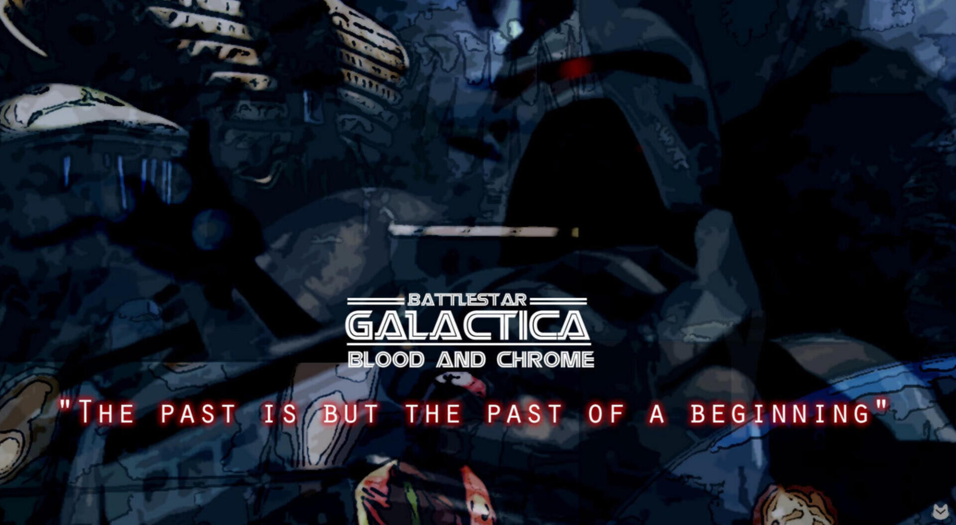 BSG: Blood &amp;amp; Chrome Poster