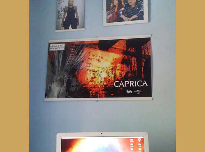 My poster on the wall