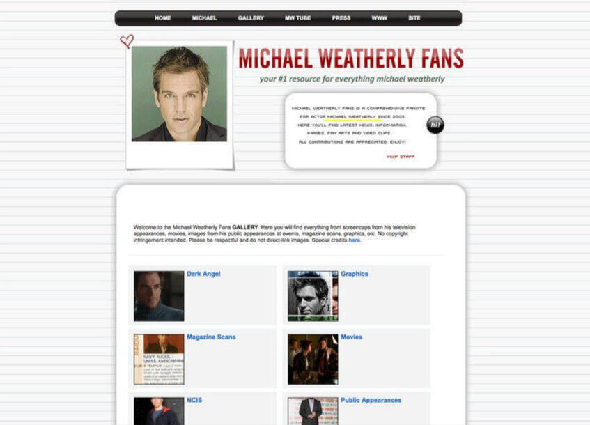 Michael Weatherly Fans V1
