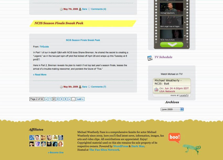 Michael Weatherly Fans V2 - Home 4