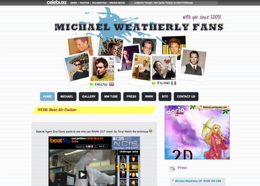 Michael Weatherly Fans V2 - Home