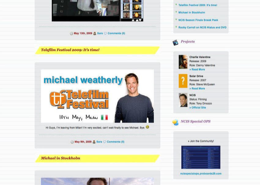 Michael Weatherly Fans V2 - Home 3