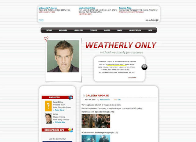 Weatherly Only 2008