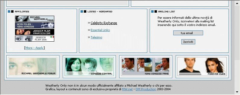 michaelweatherly.net Blue V2