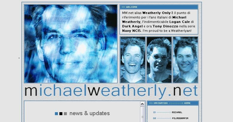 michaelweatherly.net Blue Version